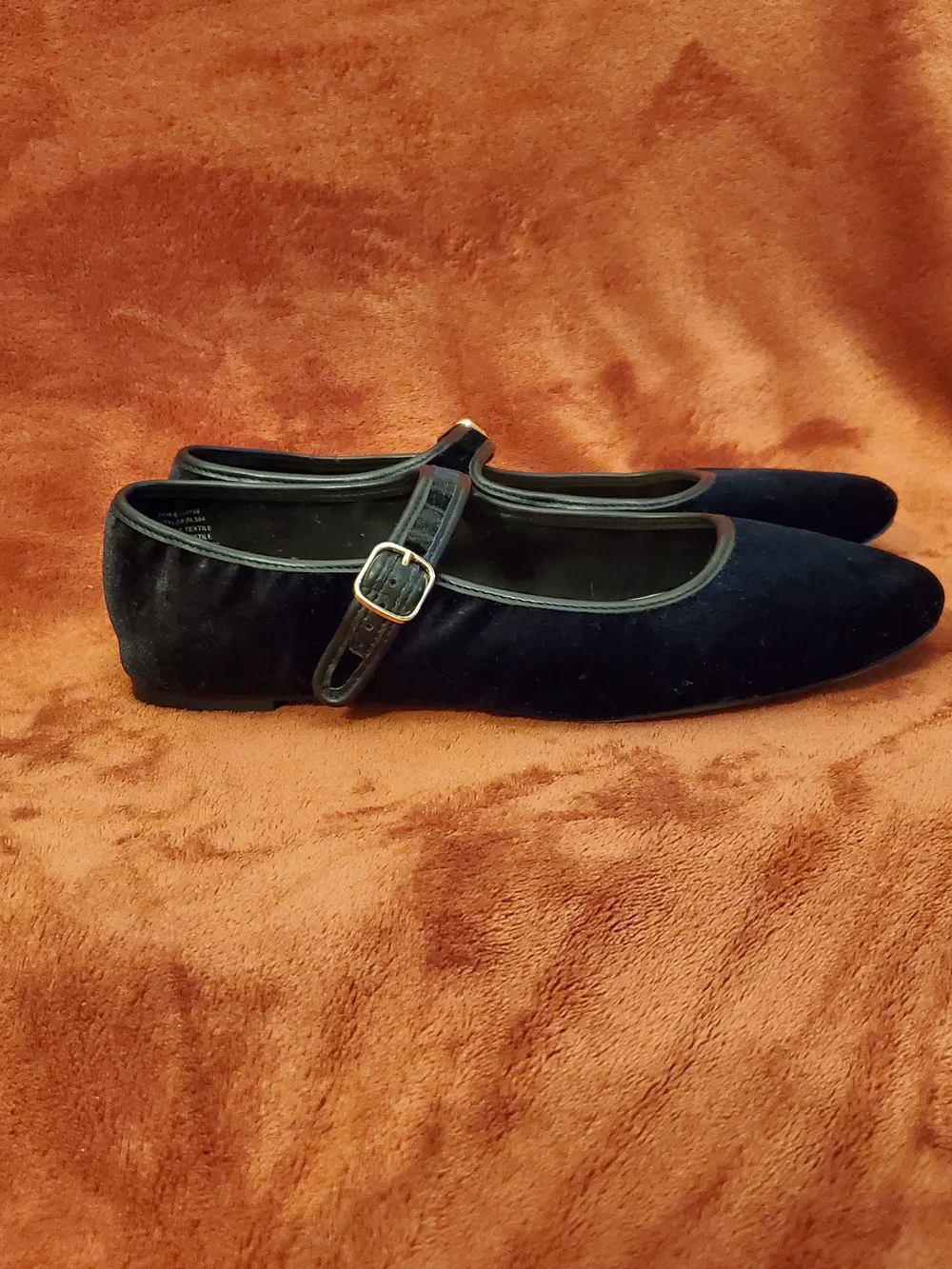 JCREW Black Velvet Mary Jane Dress Shoes